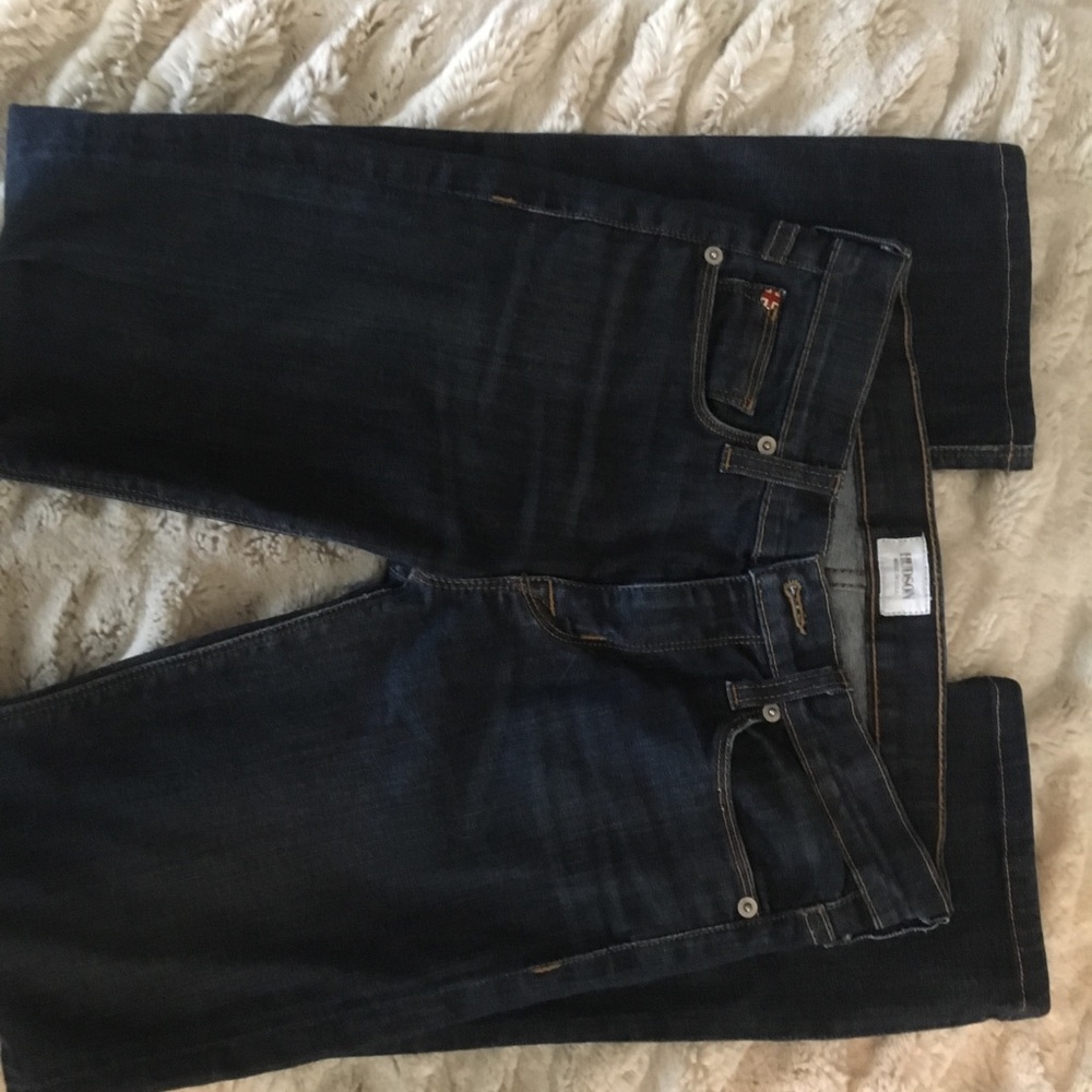 Hudson Bootcut dark wash denim